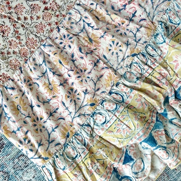 Y2K low rise floral skirt | Vintage Lucky Brand size S - Picture 5 of 5